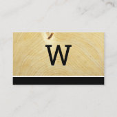 モノグラム木目 名刺 (正面)