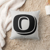 モノグラム枕の手紙 クッション (ブランケット)