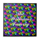 モノグラム染色ガラス タイル (正面)