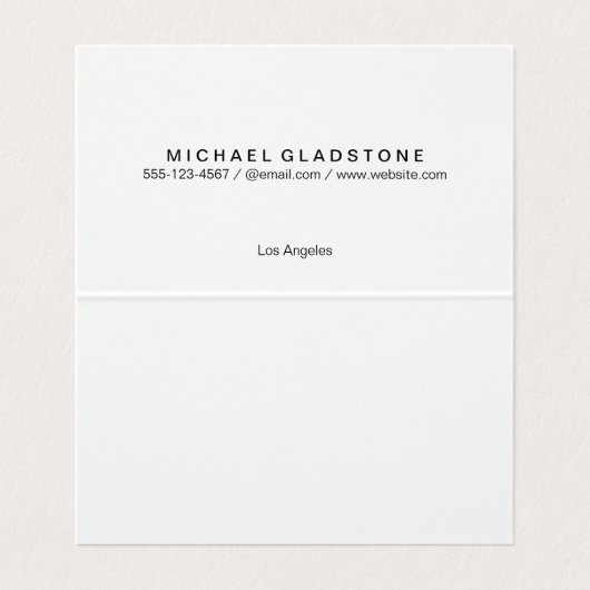 モノグラム格子 名刺 (内部フラット)