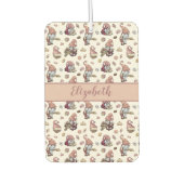 モノグラム格言ベーキングカップケーキドーナツ カーエアーフレッシュナー (正面)