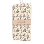 モノグラム格言ベーキングカップケーキドーナツ カーエアーフレッシュナー (左)