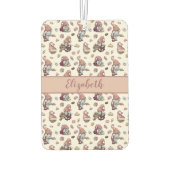 モノグラム格言ベーキングカップケーキドーナツ カーエアーフレッシュナー (裏面)