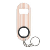 モノグラム桃ストライプ粒 キーホルダー栓抜き (裏面)
