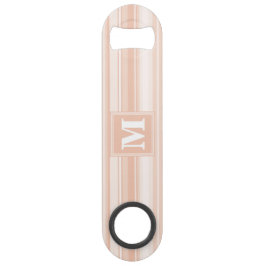 モノグラム桃ストライプ粒 スピード栓抜き