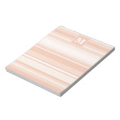 モノグラム桃ストライプ粒 ノートパッド (回転)