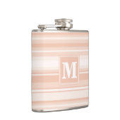 モノグラム桃ストライプ粒 フラスク (右)