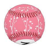 モノグラム梅花模様 野球ボール (裏面)