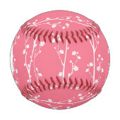 モノグラム梅花模様 野球ボール (正面)