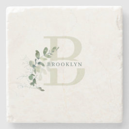 モノグラム植物緑化ストーンコースター ストーンコースター