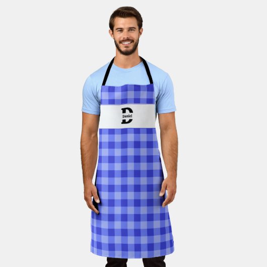 モノグラム歯肉 エプロン (着用した状態)