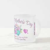 モノグラム母の日 フロストグラスマグカップ (正面右)