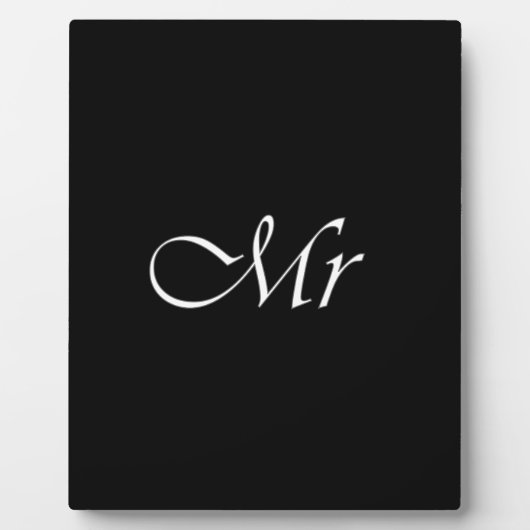 モノグラム氏 フォトプラーク (正面)