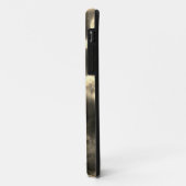 モノグラム水の色ときらめくフローラ金ゴールド Case-Mate iPhoneケース (裏面/左)