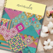 モノグラム水の色の抽象芸術数々の詳細 – 色 ノートブック