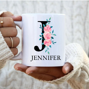 モノグラム水カスタム色独身のコーヒーJ コーヒーマグカップ