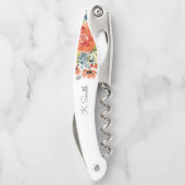 モノグラム水カラー春の花 ソムリエナイフ (裏面)