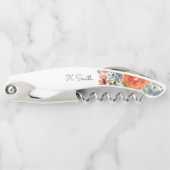 モノグラム水カラー春の花 ソムリエナイフ (正面)