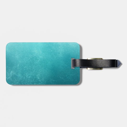 モノグラム水中青アクリルラゲージタグ ラゲッジタグ (裏面横)