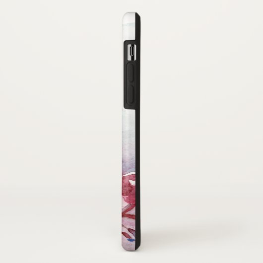 モノグラム水彩フローラ桜さくらんぼ花 Case-Mate iPhoneケース (裏面/左)