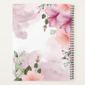 モノグラム水色の花2025 Weekly月次 プランナー手帳 (裏面)