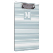 モノグラム氷青ストライプ色 クリップボード (右)