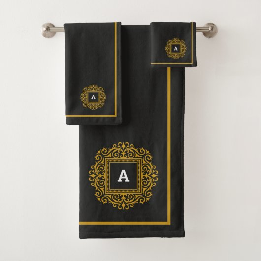 モノグラム浴用タオルセット バスタオルセット (インサイチュ)