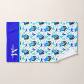 モノグラム浴用タオルセット バスタオルセット (ハンドタオル)