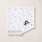 モノグラム浴用タオルセット バスタオルセット (ウォッシュタオル)