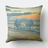 モノグラム海サンセット0735 クッション (裏面)