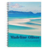 モノグラム海ブルーシービーチパーソナル ノートブック (正面)