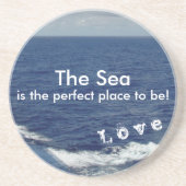 モノグラム海波飲み物用コースター コースター (正面)