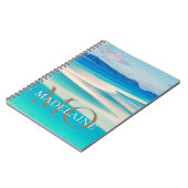 モノグラム海金ゴールドカラーパーソナル ノートブック (左側)