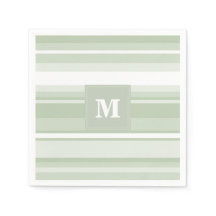 モノグラム淡い色のグのグストライプリーン