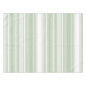 モノグラム淡い色のグのグストライプリーン テーブルクロス (正面(横))