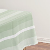 モノグラム淡い色のグのグストライプリーン テーブルクロス (インサイチュ)