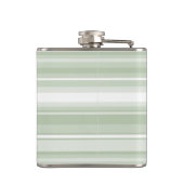 モノグラム淡い色のグのグストライプリーン フラスク (裏面)