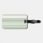 モノグラム淡い色のグのグストライプリーン ラゲッジタグ (裏面横)