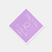 モノグラム淡い色のラベフォーマルンダーフルカラーナプキン スタンダードカクテルナプキン (角)