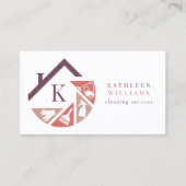 モノグラム清掃サービス 名刺 (正面)