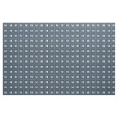 モノグラム灰色ストライプ青 ファブリック (ヤード)