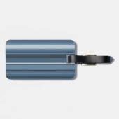 モノグラム灰色ストライプ青 ラゲッジタグ (裏面横)