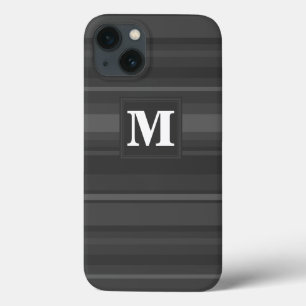 モノグラム炭ストライプ炭ケースメイトiPhoneケース iPhone 13ケース