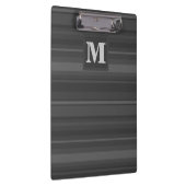 モノグラム炭ストライプ炭 クリップボード (右)