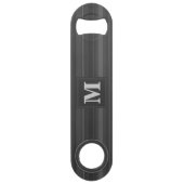 モノグラム炭ストライプ炭 スピード栓抜き (正面)