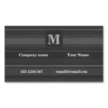 モノグラム炭ストライプ