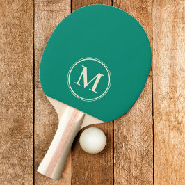 モノグラム無地のアクアビーチブリーズカラー 卓球ラケット