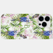 モノグラム熱帯フローラモダンガーリー自然 Case-Mate iPhoneケース (裏面 (横))