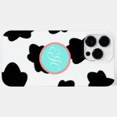 モノグラム牛プリントiPhone 14 Pro最大ケース Case-Mate iPhoneケース (裏面 (横))
