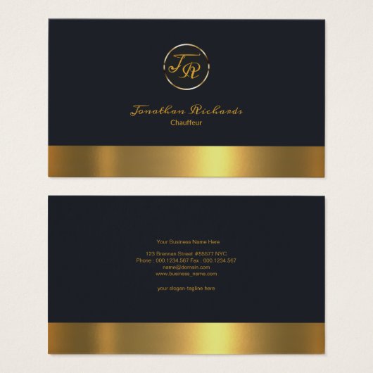 モノグラム独占的イニシャルシンプルプレインショーフ (正面&裏面)